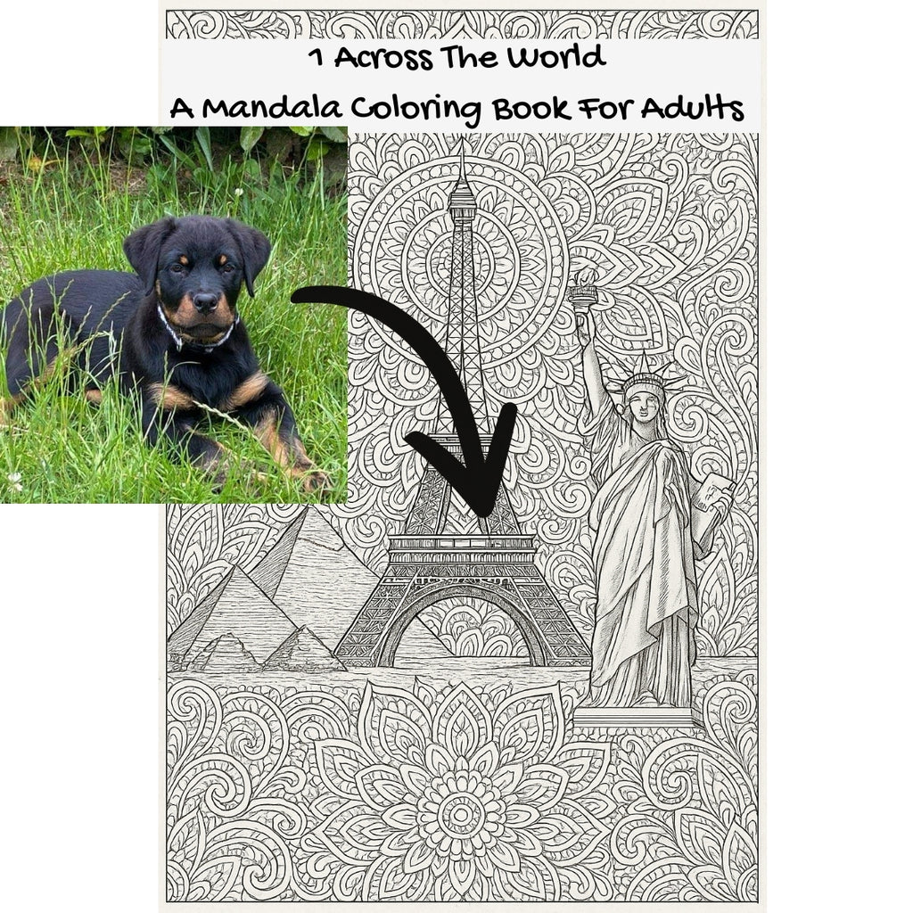 1 Across The World: A Mandala Coloring Book For Adults
