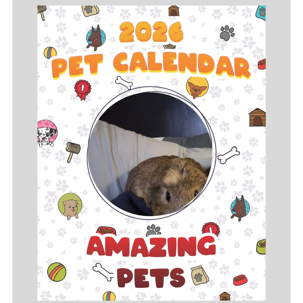 Guinea pig Stars in Stunning Pets: A 2026 Pet Calendar