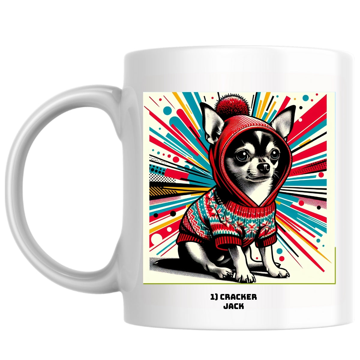 1) Cracker Jack the Magnificent: Pop Art Coffee Mug
