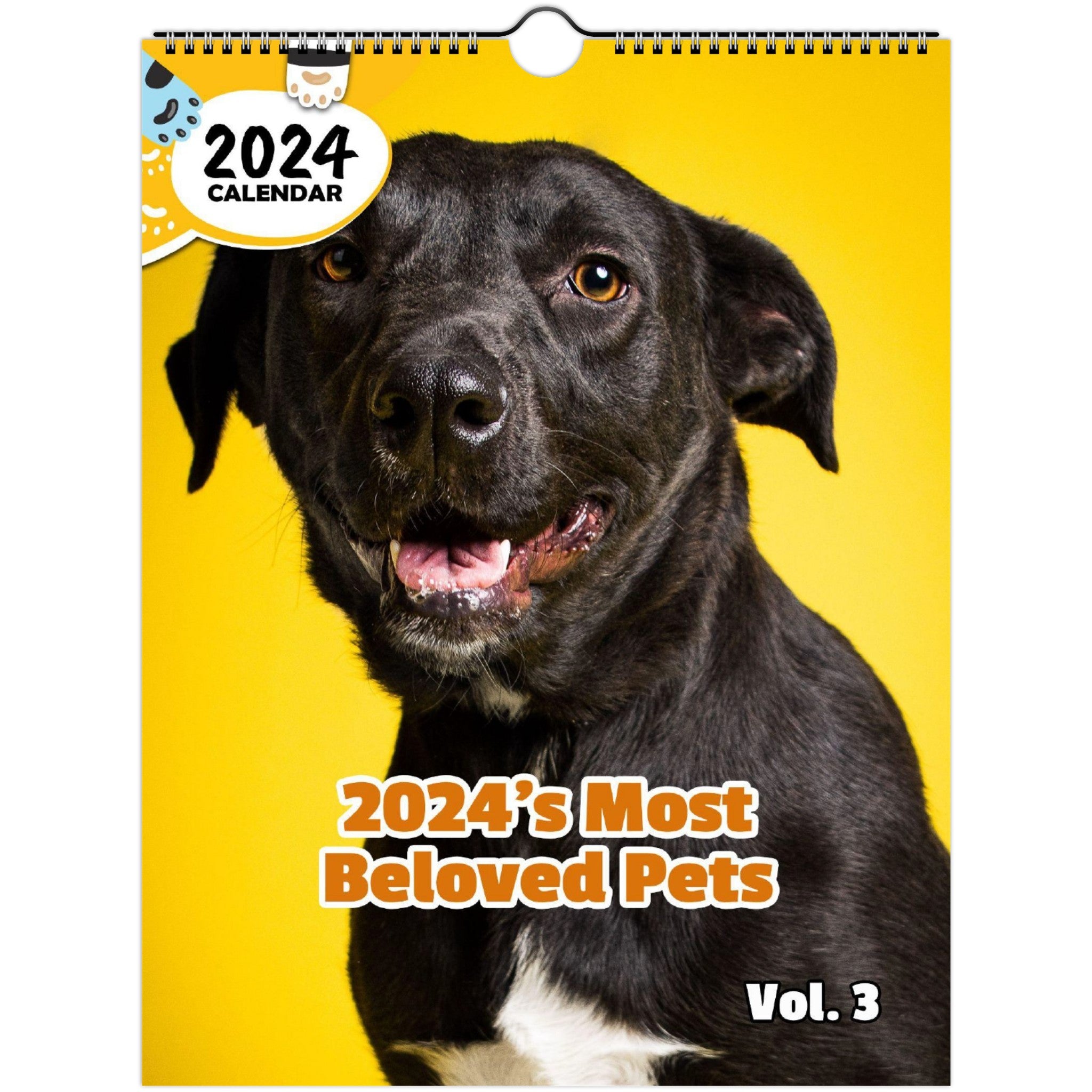 2024's Most Beloved Pets Volume Three: 2024 Wall Calendar (Published)