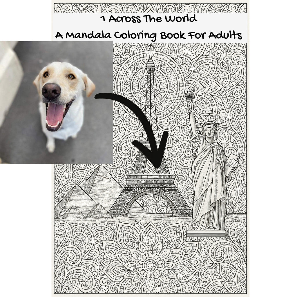 1 Across The World: A Mandala Coloring Book For Adults