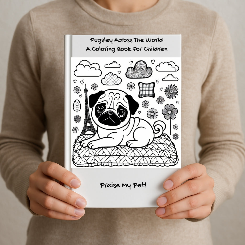 Pugsley Across The World: A Coloring Book For Children