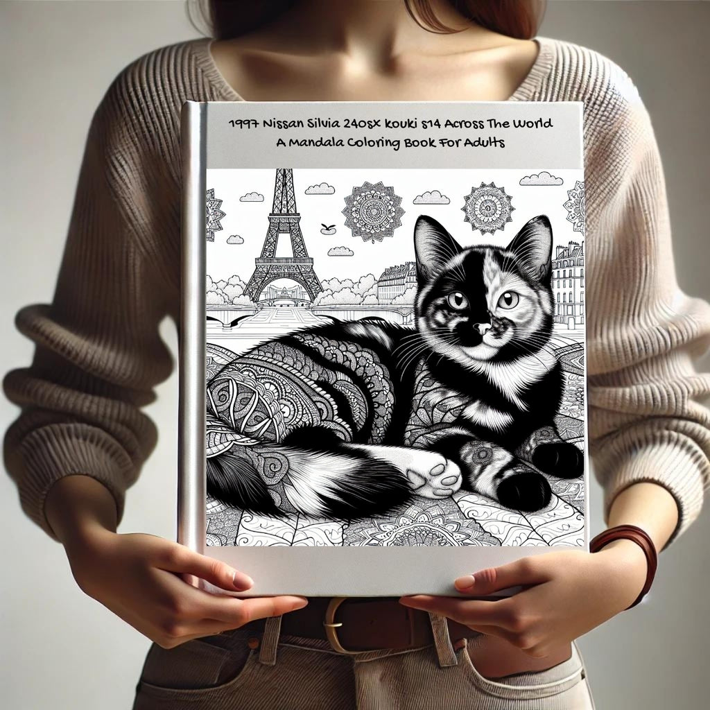 1997 Nissan Silvia  240sx kouki s14 Across The World: A Mandala Coloring Book For Adults