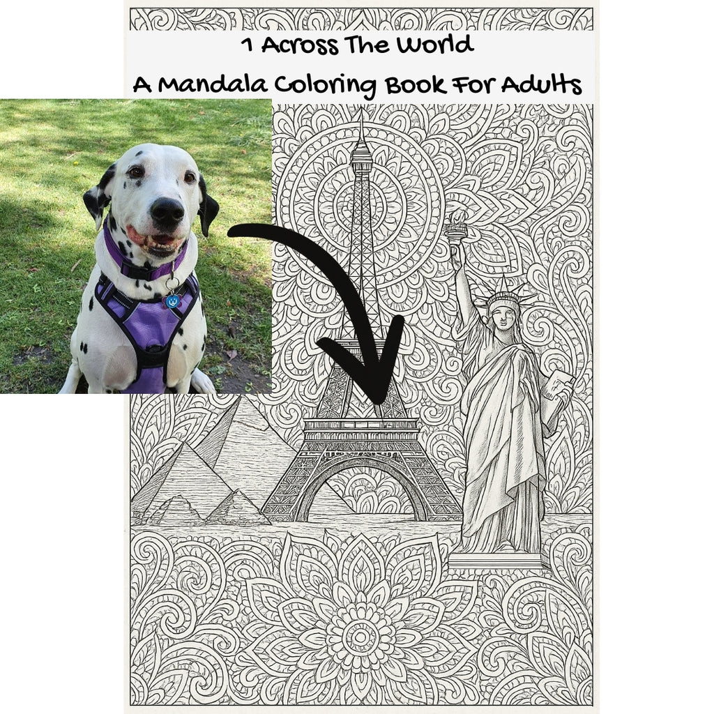 1 Across The World: A Mandala Coloring Book For Adults