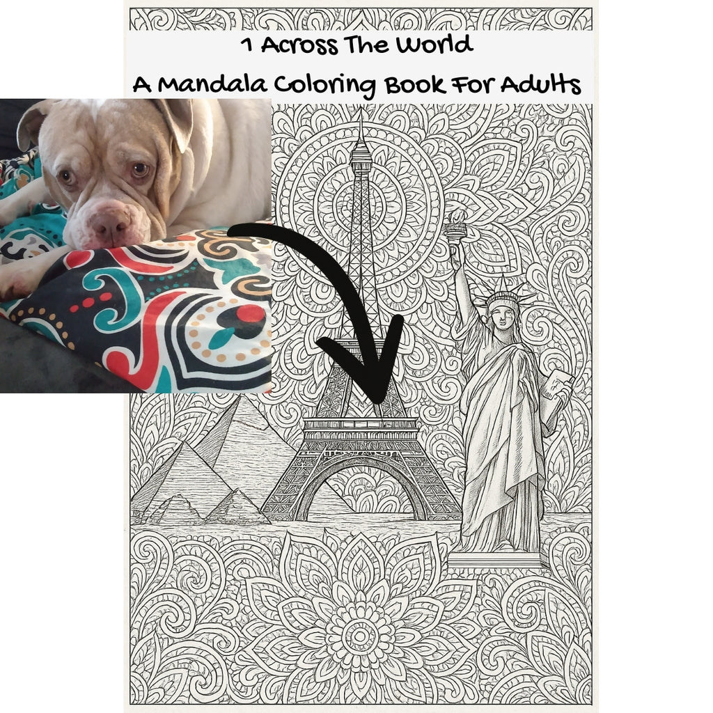 1 Across The World: A Mandala Coloring Book For Adults