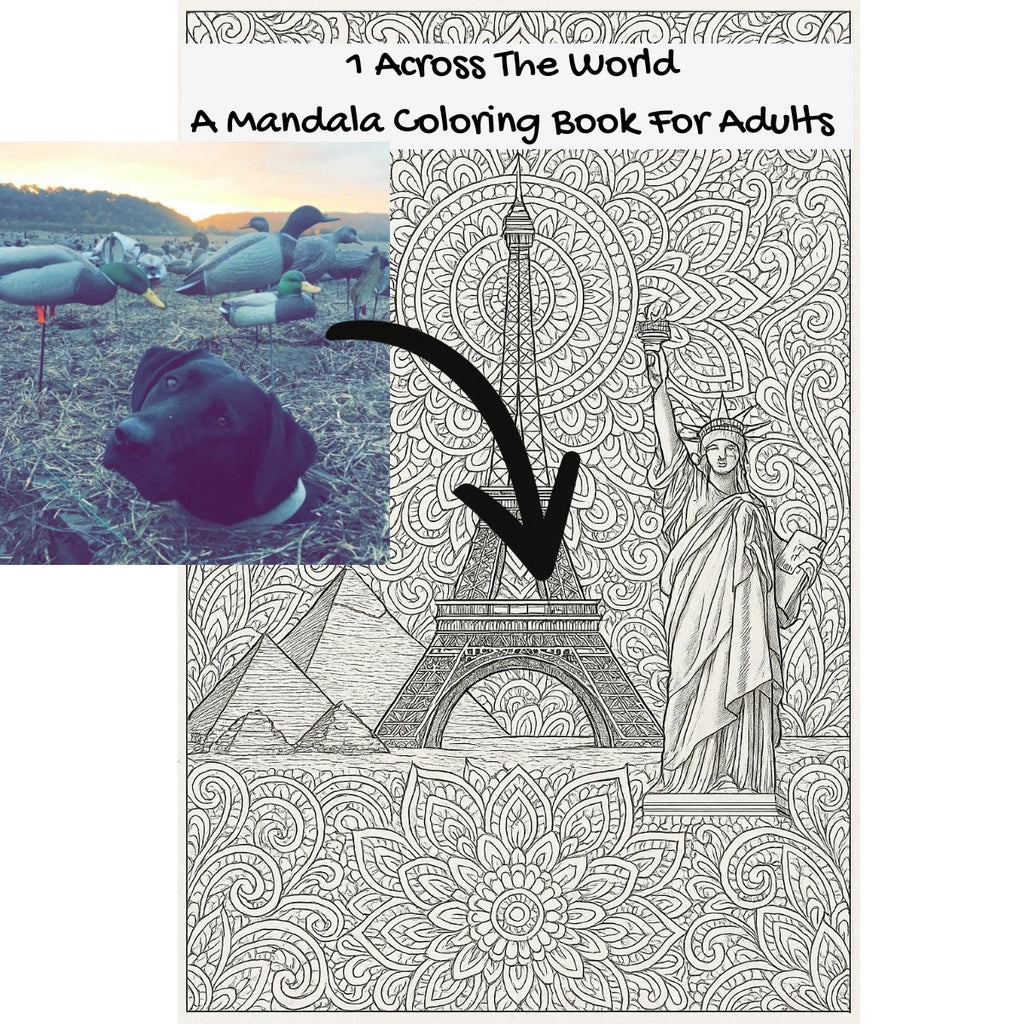 1 Across The World: A Mandala Coloring Book For Adults