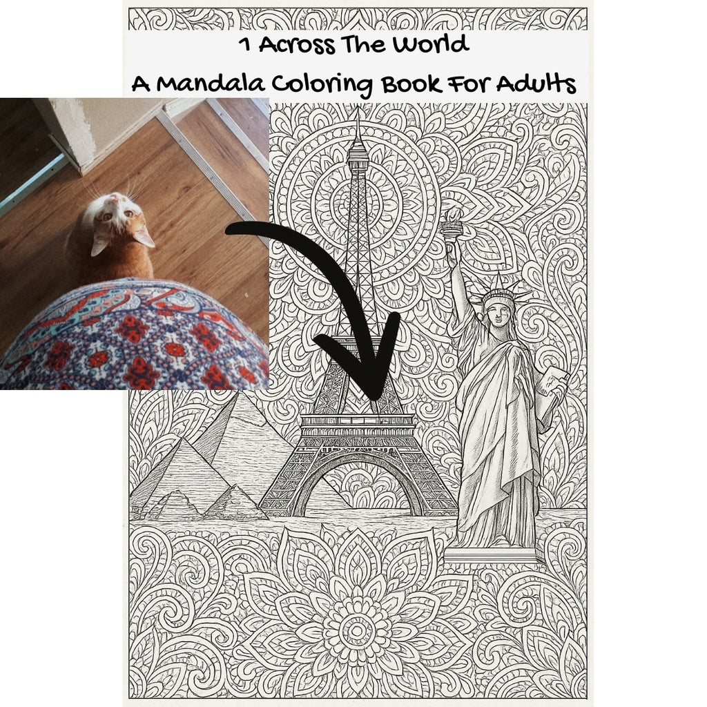 1 Across The World: A Mandala Coloring Book For Adults