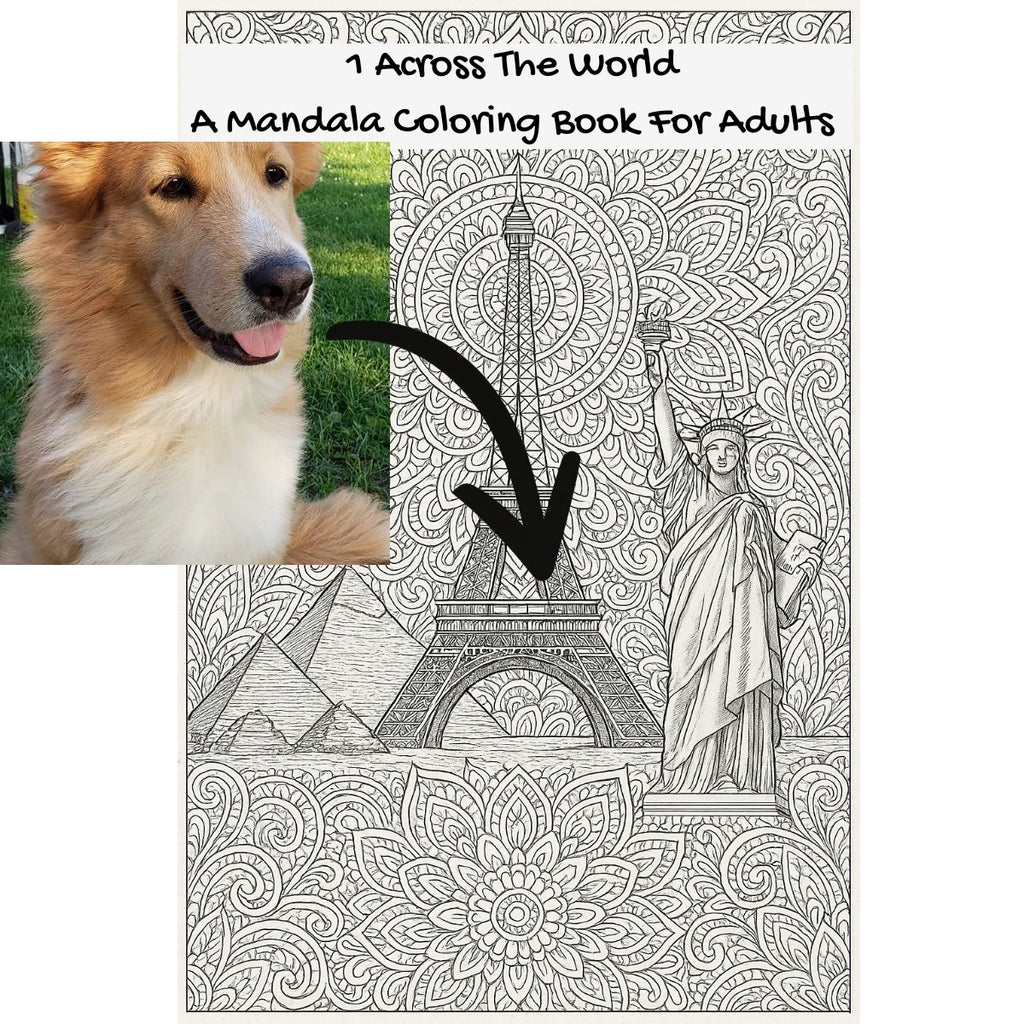 1 Across The World: A Mandala Coloring Book For Adults