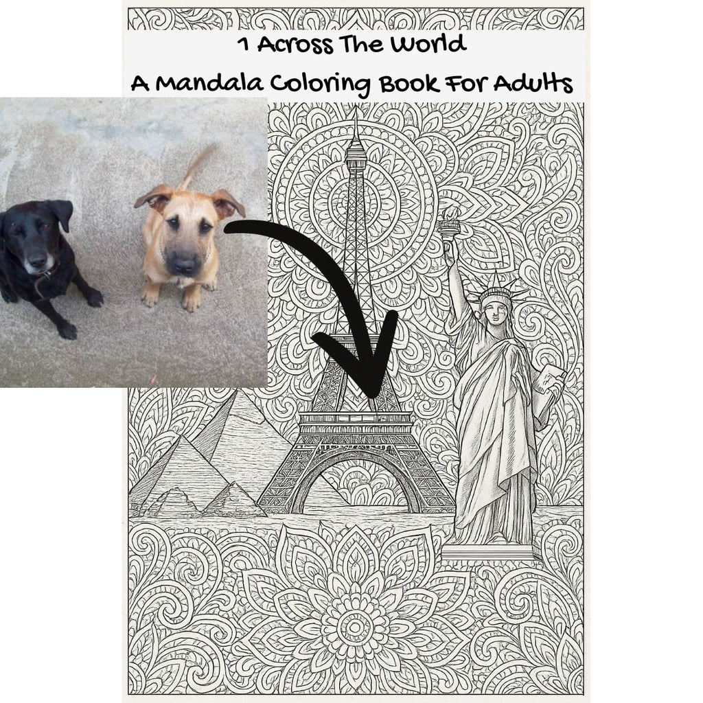 1 Across The World: A Mandala Coloring Book For Adults