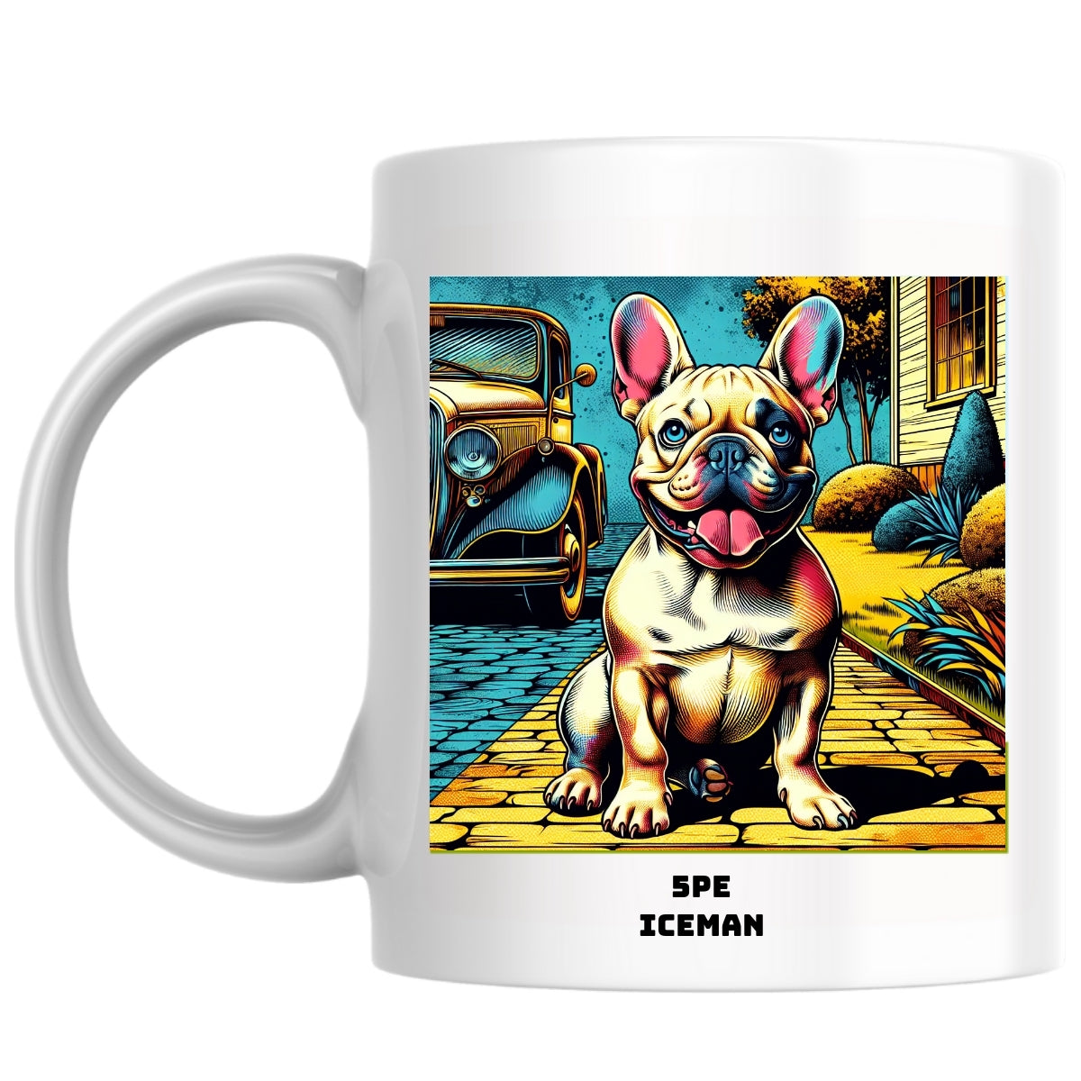 5pe  Iceman the Magnificent: Pop Art Coffee Mug