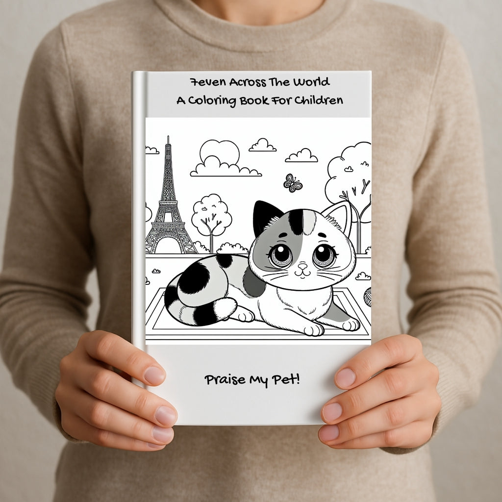 7even Across The World: A Coloring Book For Children