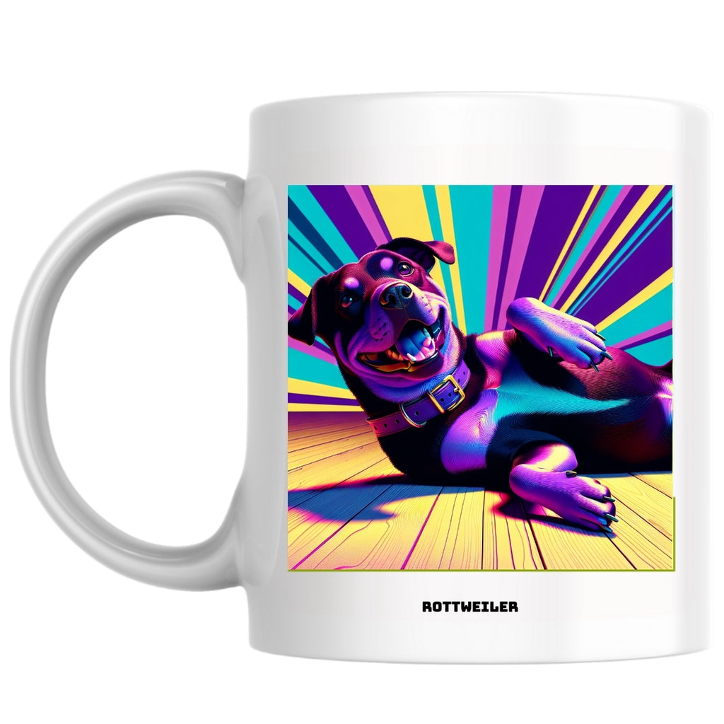 Rottweiler the Magnificent: Pop Art Coffee Mug