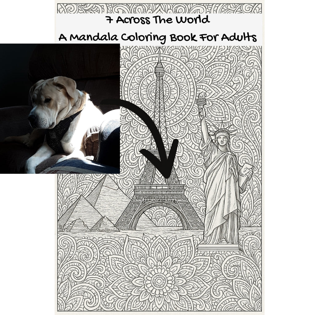 7 Across The World: A Mandala Coloring Book For Adults