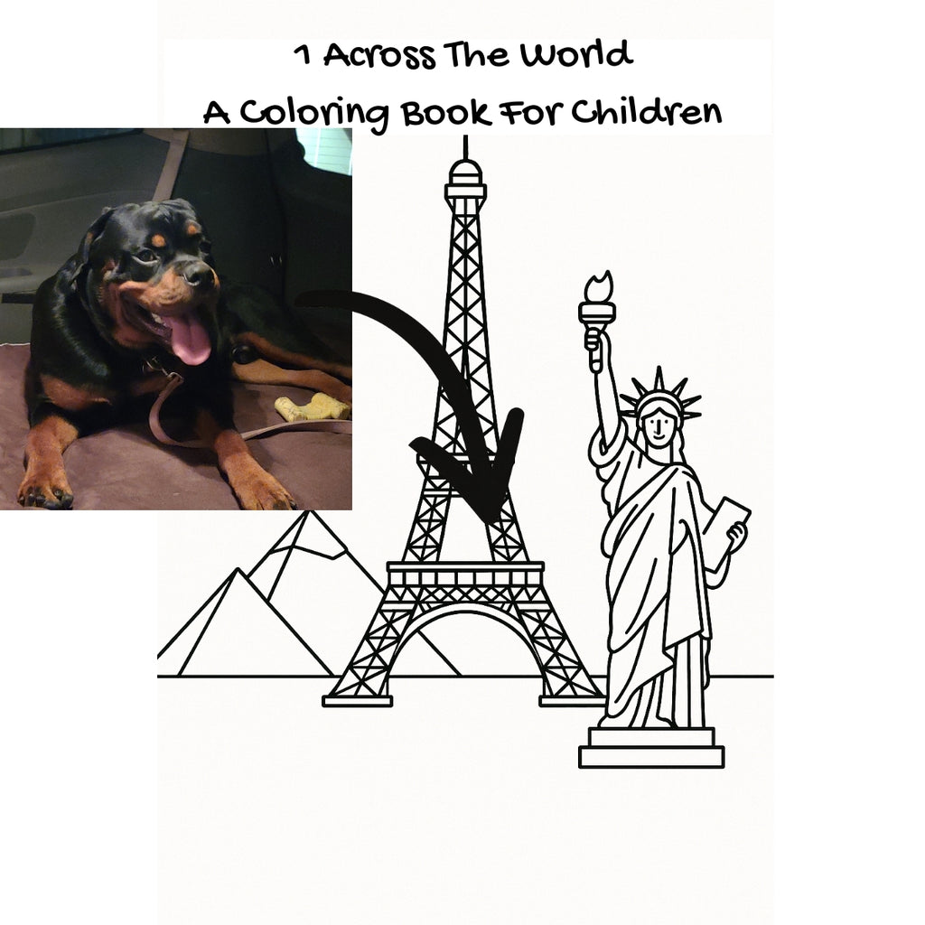 1 Across The World: A Coloring Book For Children