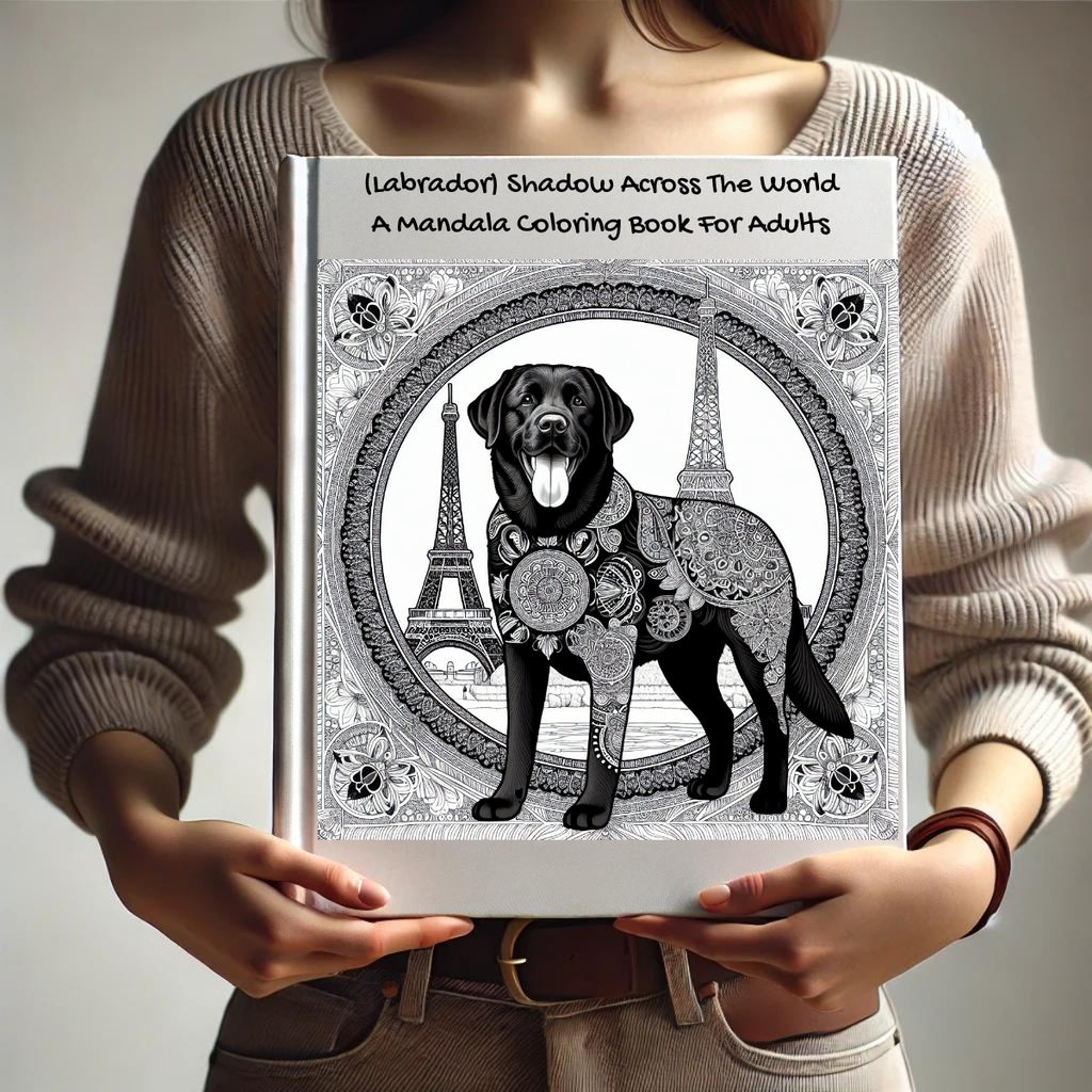 (Labrador) Shadow Across The World: A Mandala Coloring Book For Adults