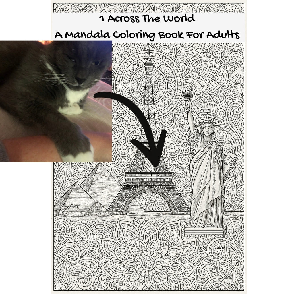 1 Across The World: A Mandala Coloring Book For Adults