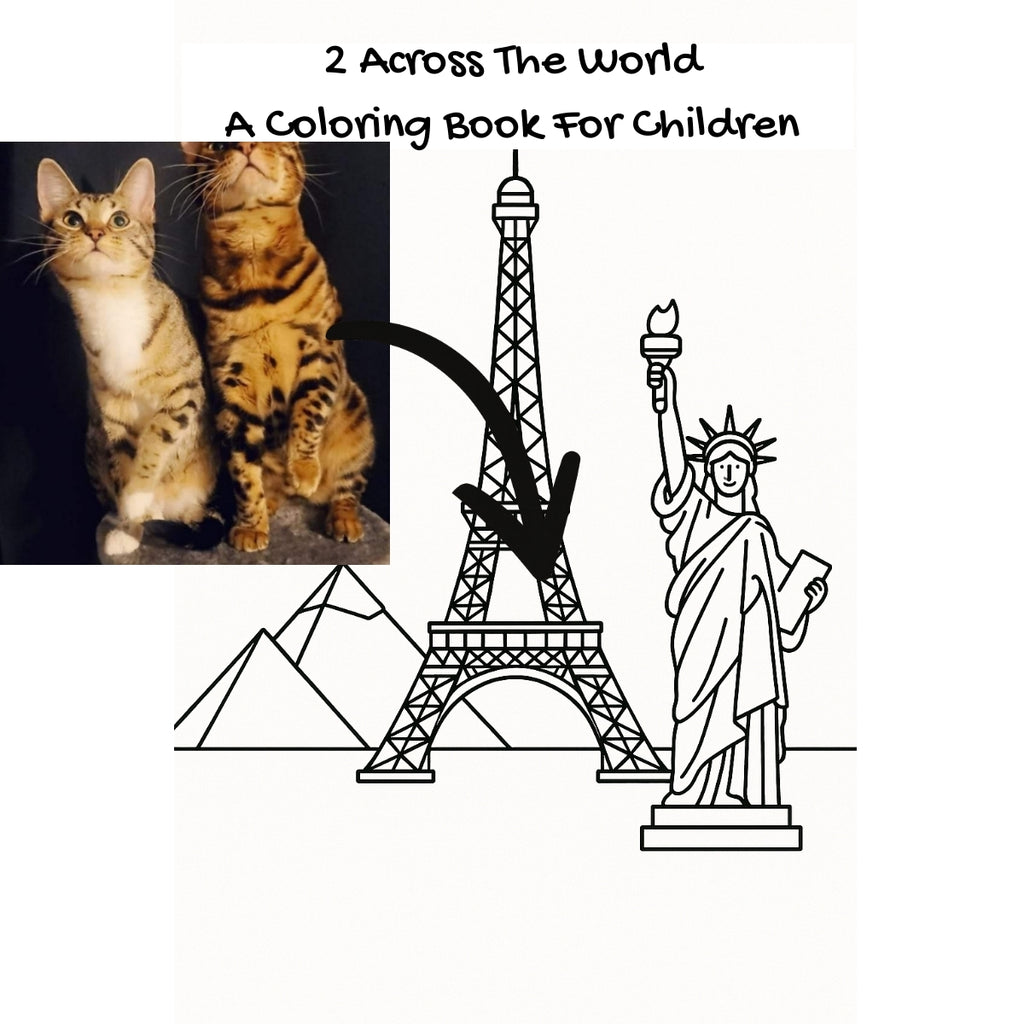 2 Across The World: A Coloring Book For Children