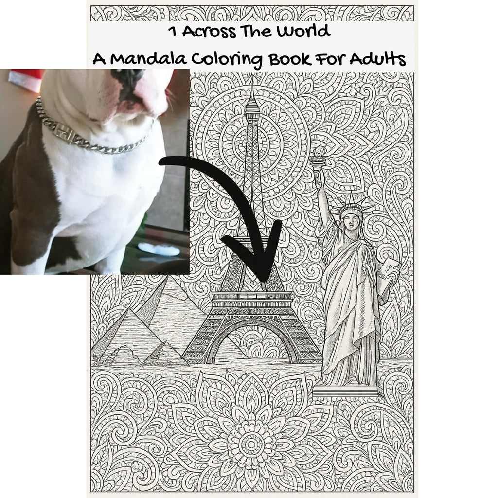 1 Across The World: A Mandala Coloring Book For Adults