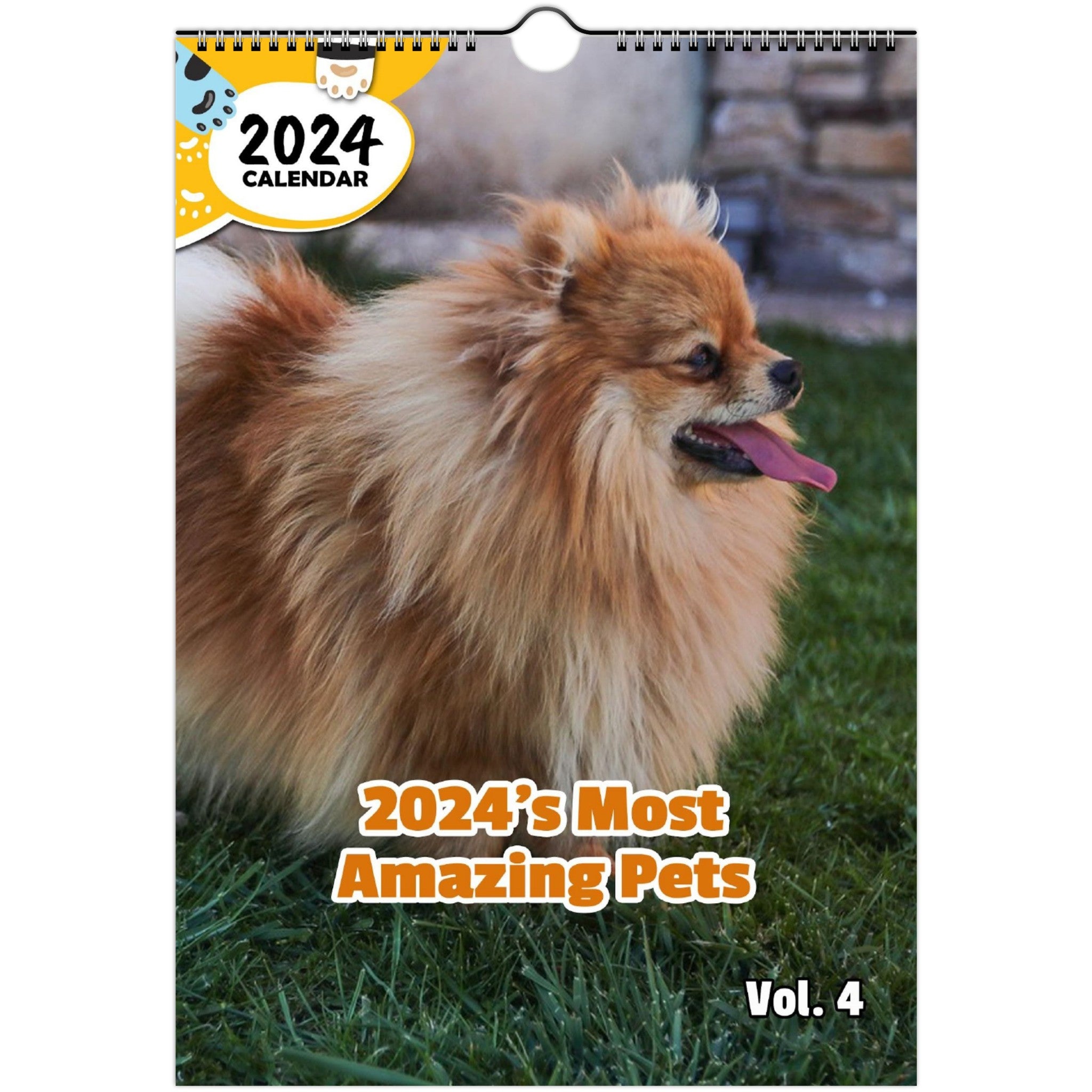 2024's Most Amazing Pets Volume Four: 2024 Wall Calendar (Published)