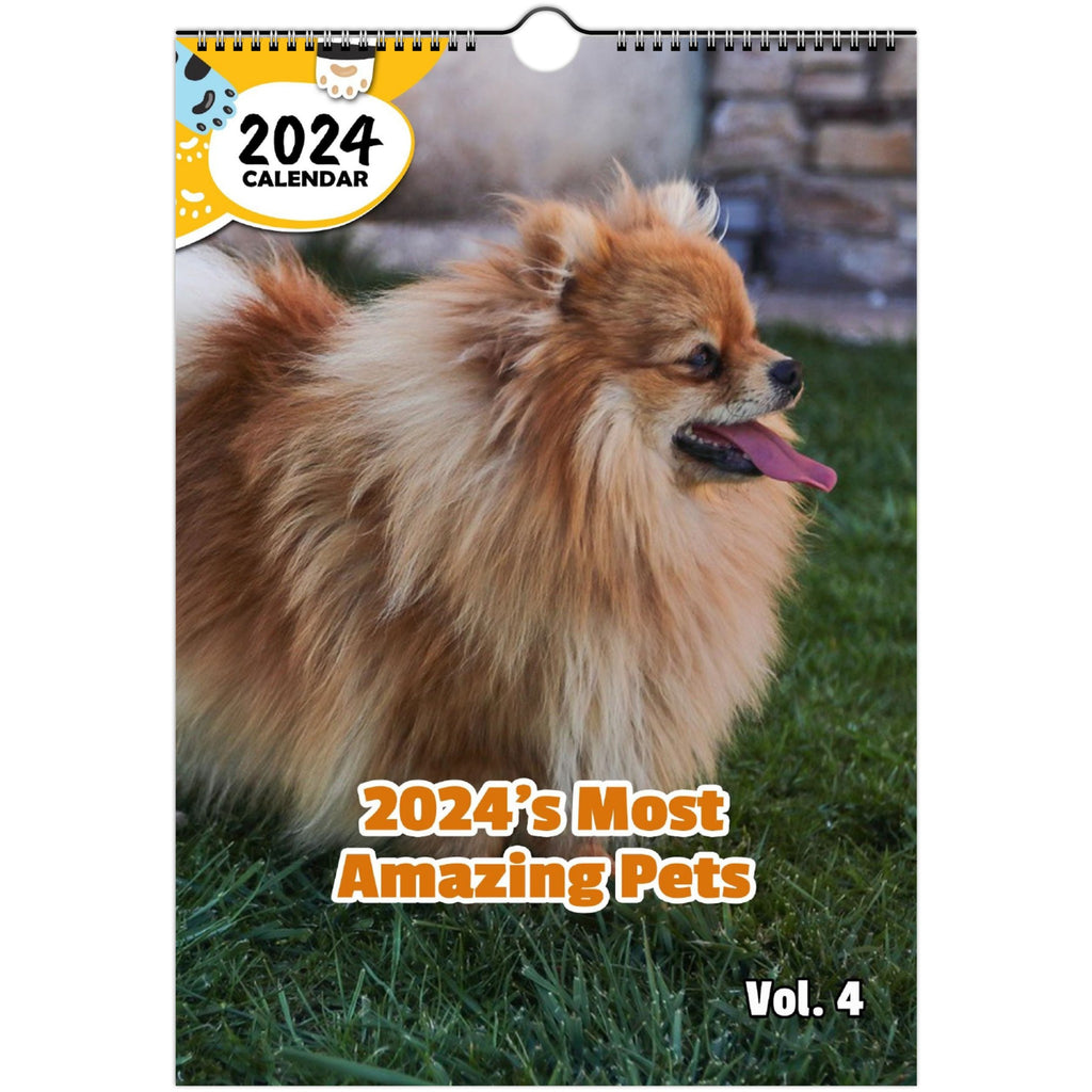 2024's Most Amazing Pets Volume Four: 2024 Wall Calendar (Published)