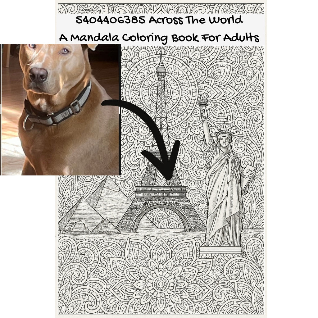 5404406385 Across The World: A Mandala Coloring Book For Adults