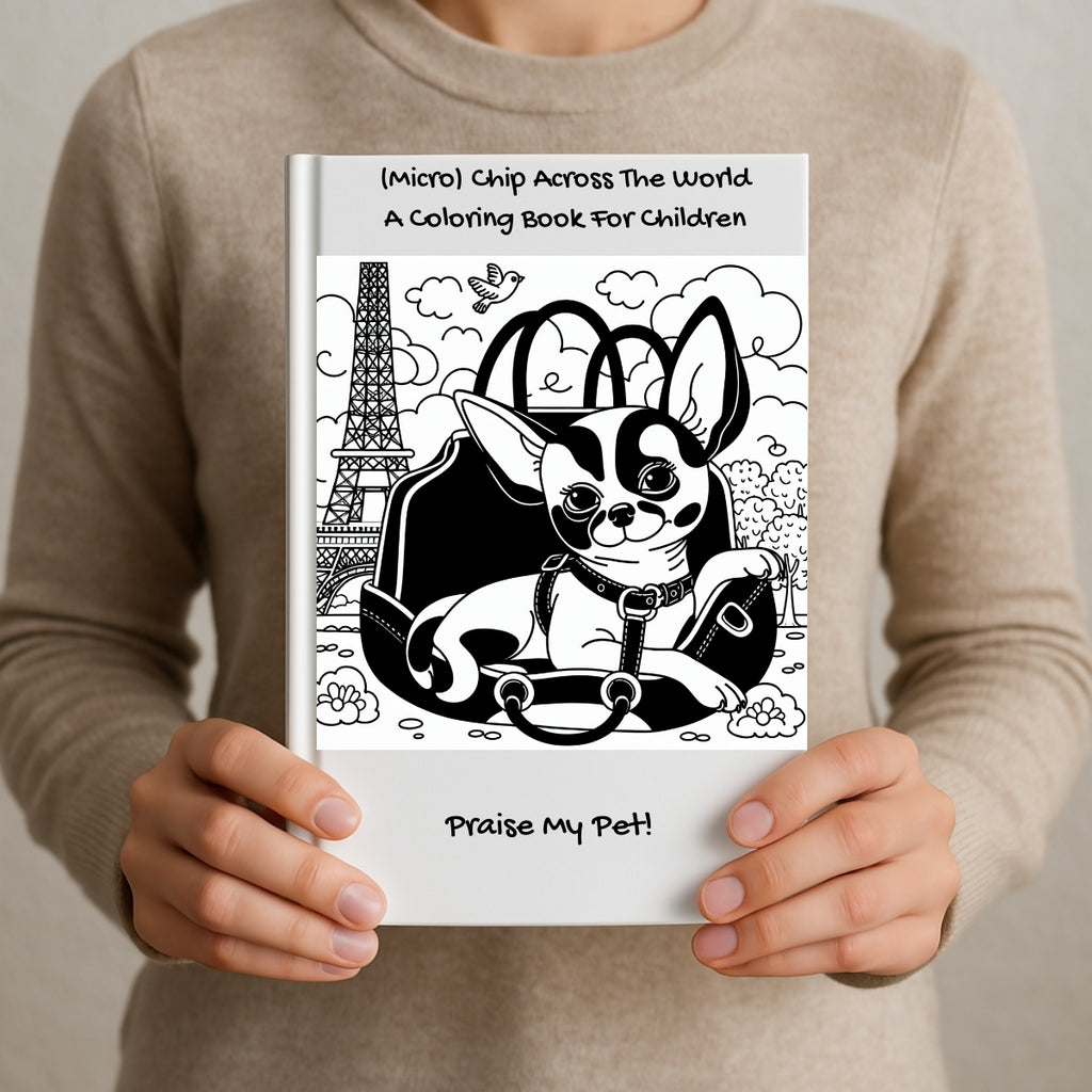 (Micro) Chip Across The World: A Coloring Book For Children