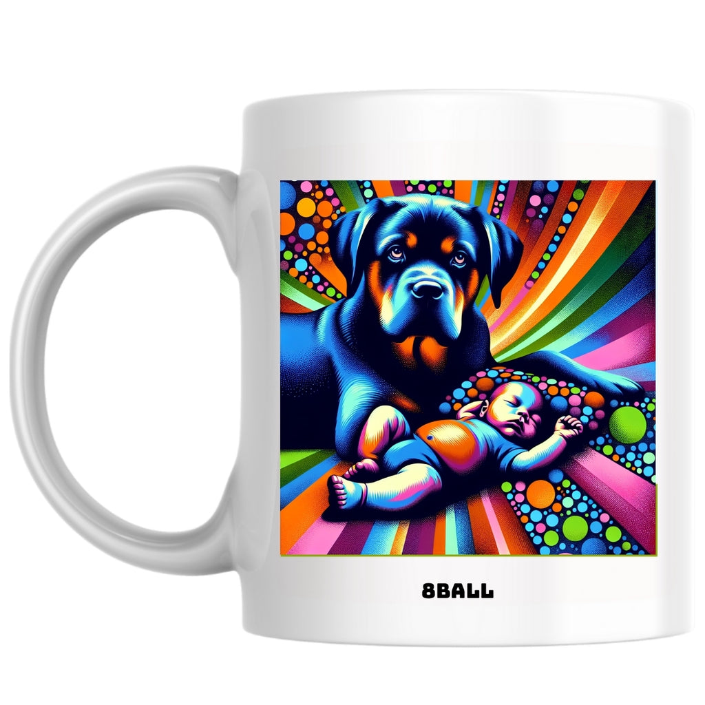 8Ball the Magnificent: Pop Art Coffee Mug