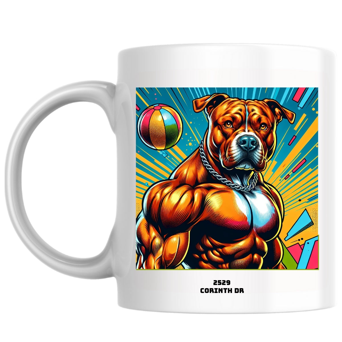 2529 Corinth Dr the Magnificent: Pop Art Coffee Mug