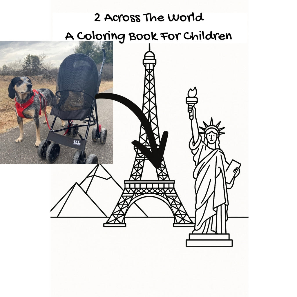 2 Across The World: A Coloring Book For Children