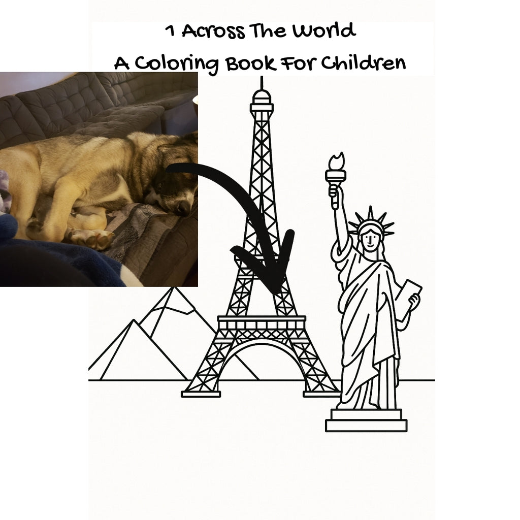 1 Across The World: A Coloring Book For Children