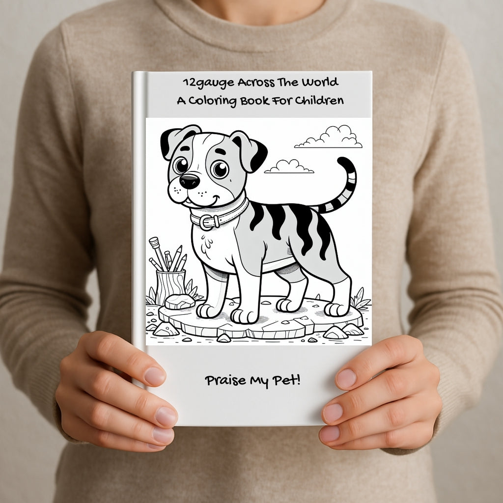 12gauge Across The World: A Coloring Book For Children