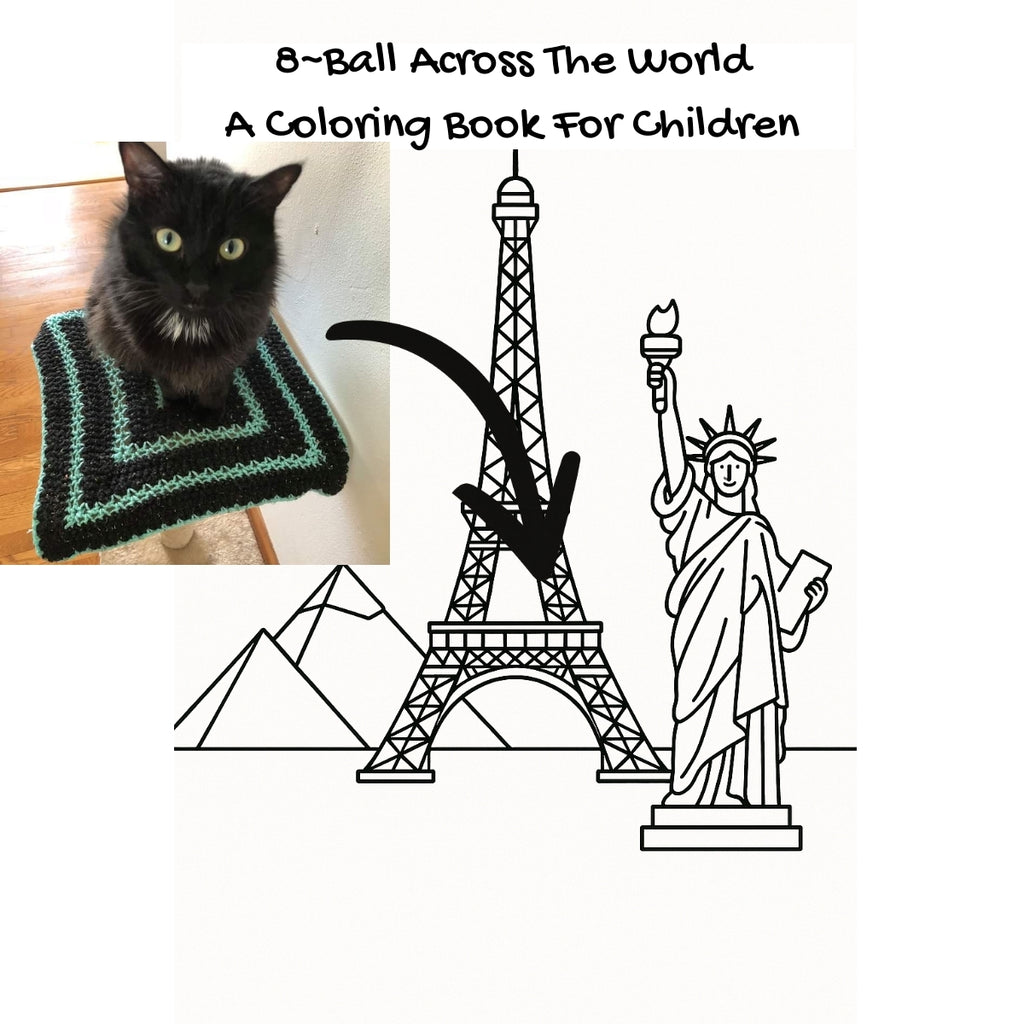 8~Ball Across The World: A Coloring Book For Children