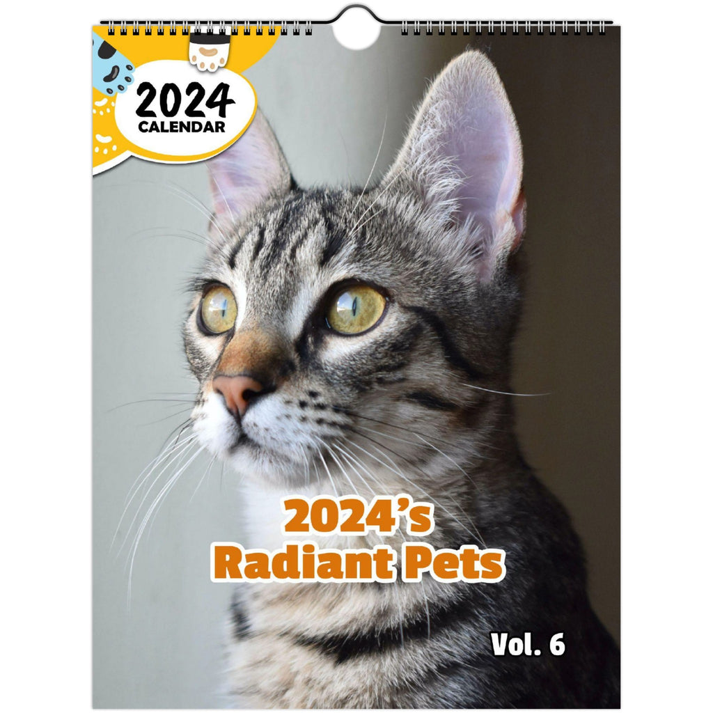 2024's Radiant Pets Volume Six: 2024 Wall Calendar (Published)