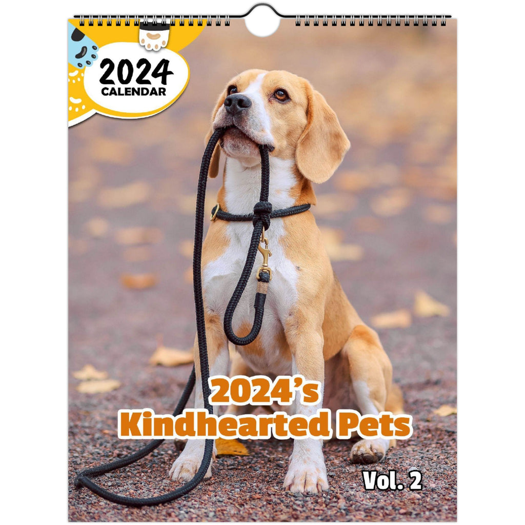 2024's Kindhearted Pets Volume Two: 2024 Wall Calendar (Published)