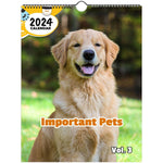 Important Pets Volume Three: 2024 Wall Calendar (Published)