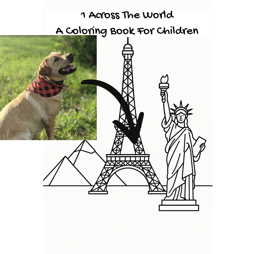 1 Across The World: A Coloring Book For Children