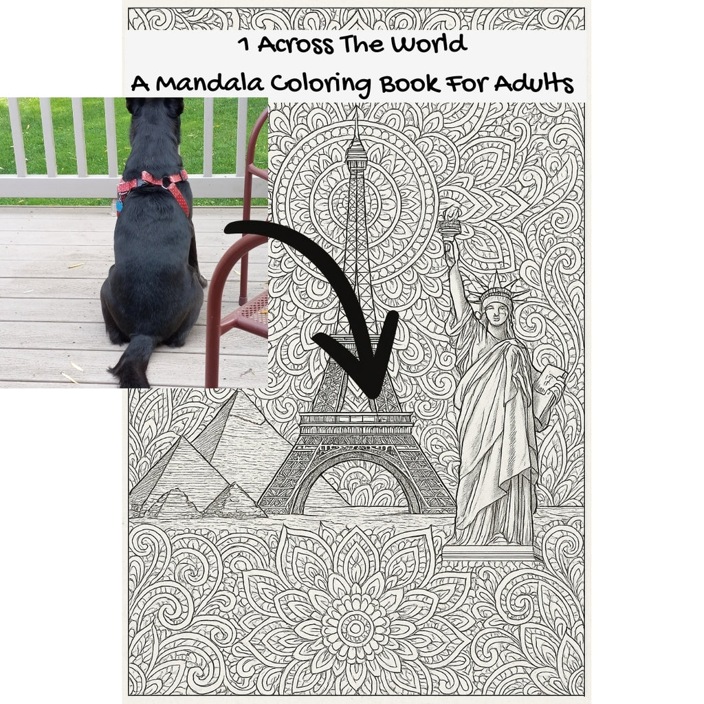 1 Across The World: A Mandala Coloring Book For Adults