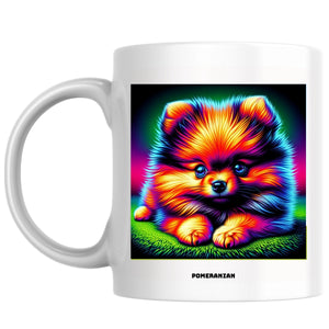 Pomeranian the Magnificent: Pop Art Coffee Mug