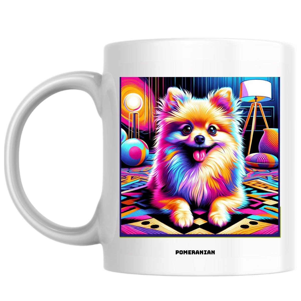 Pomeranian the Magnificent: Pop Art Coffee Mug