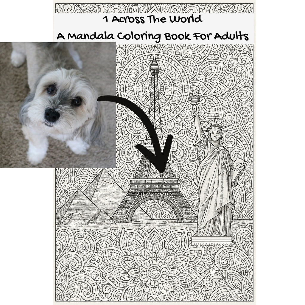 1 Across The World: A Mandala Coloring Book For Adults
