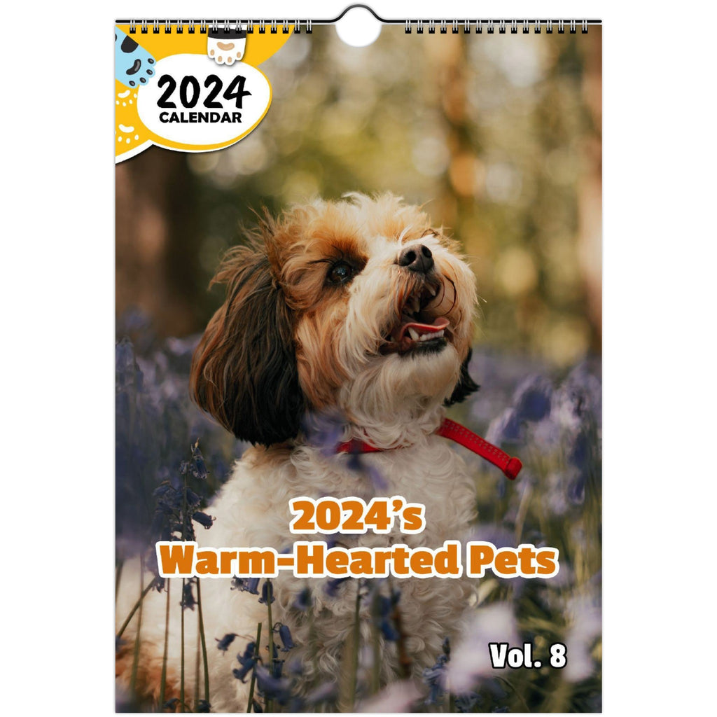 2024's Warm-Hearted Pets Volume Eight: 2024 Wall Calendar (Published)