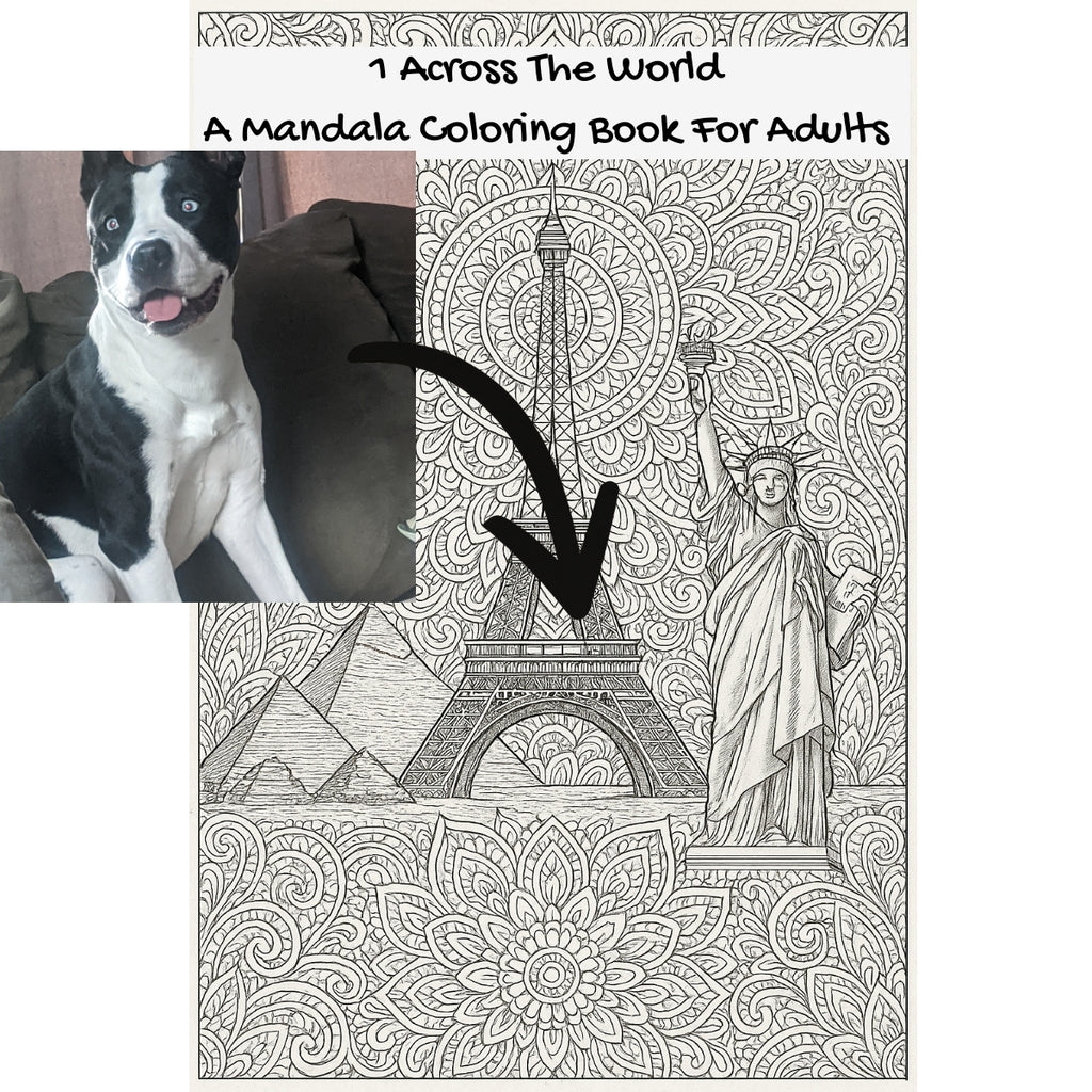 1 Across The World: A Mandala Coloring Book For Adults