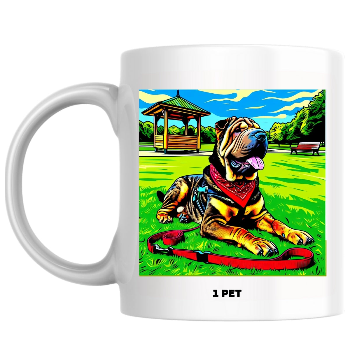 1 pet the Magnificent: Pop Art Coffee Mug