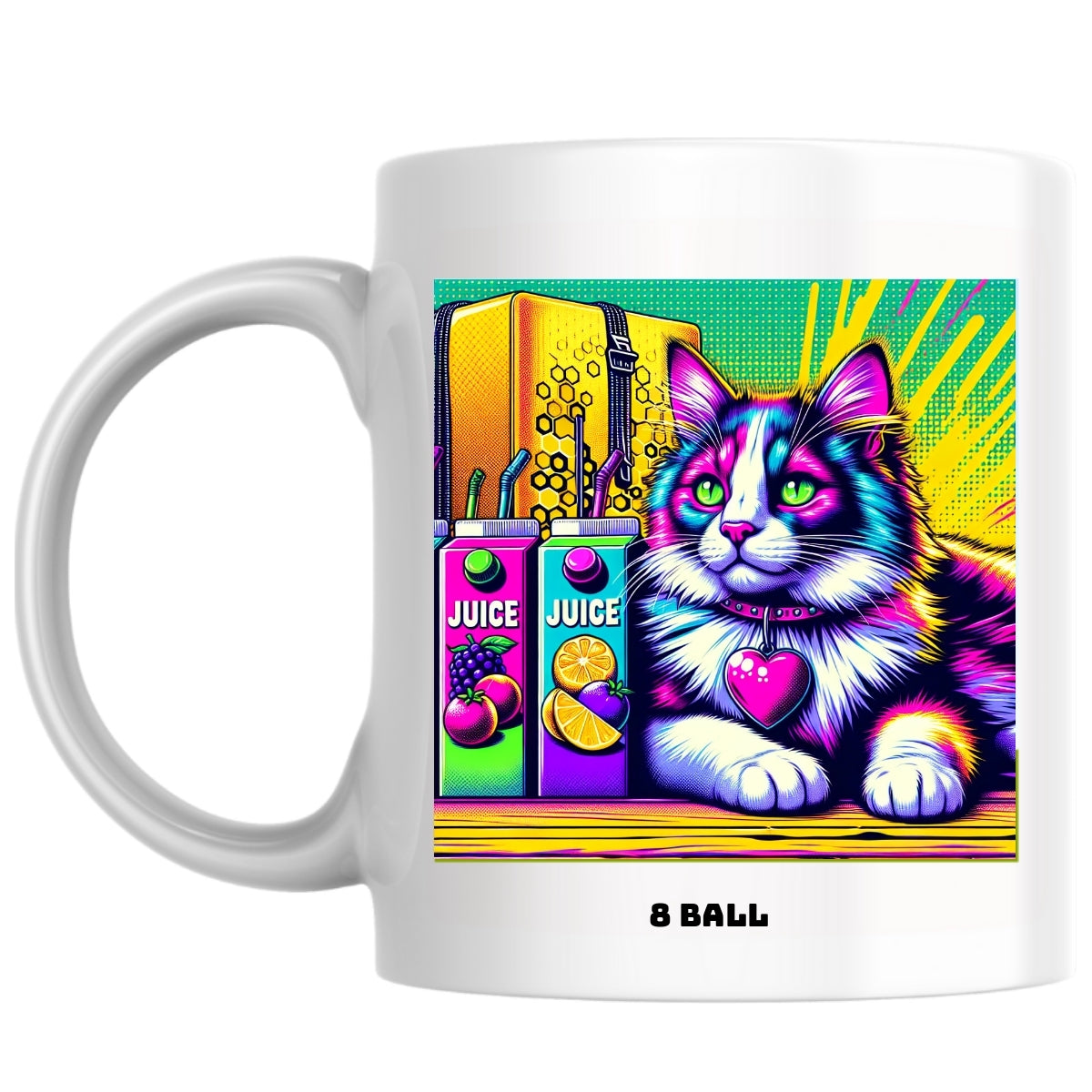 8 Ball the Magnificent: Pop Art Coffee Mug