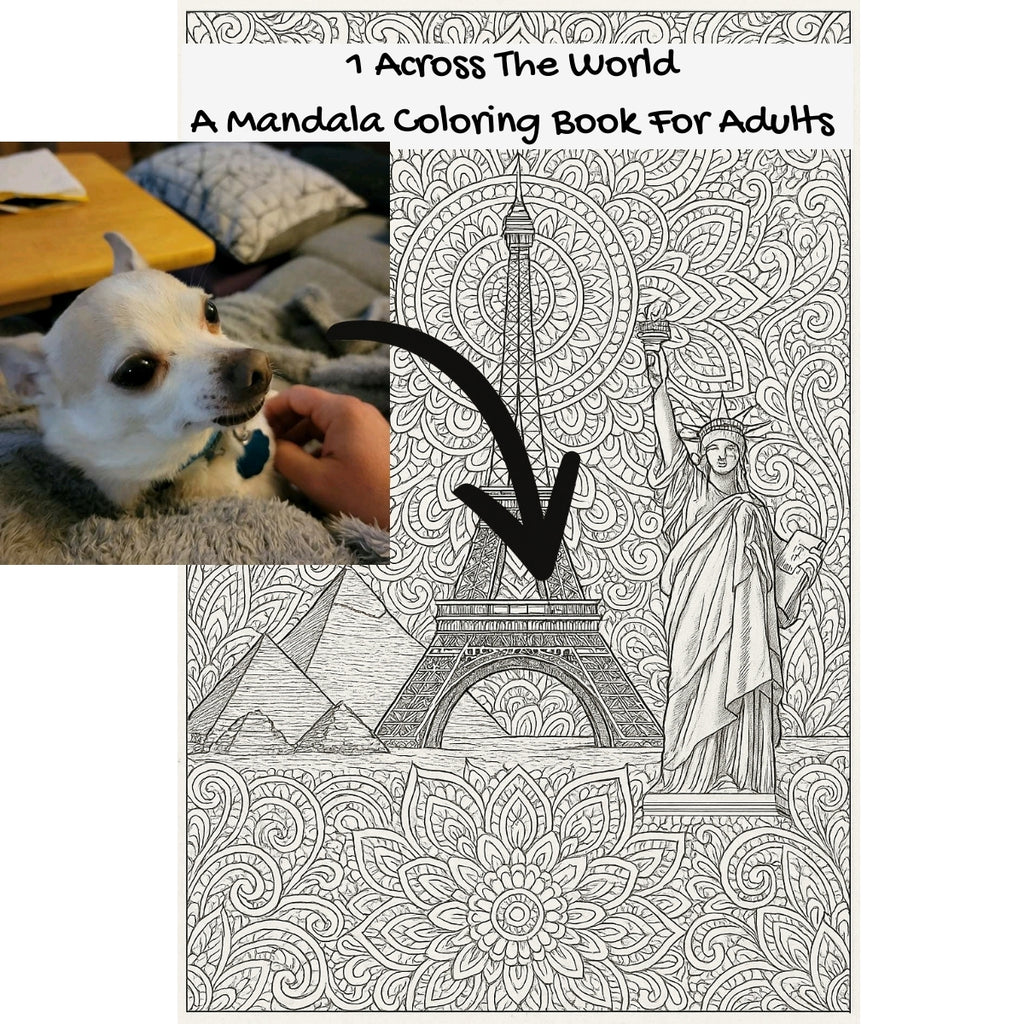1 Across The World: A Mandala Coloring Book For Adults