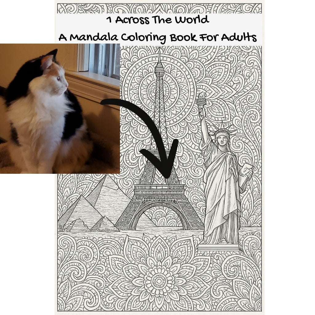 1 Across The World: A Mandala Coloring Book For Adults
