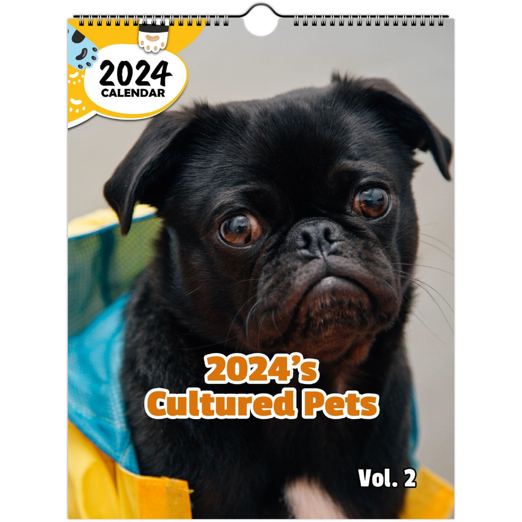 2024's Cultured Pets Volume Two: 2024 Wall Calendar (Published)