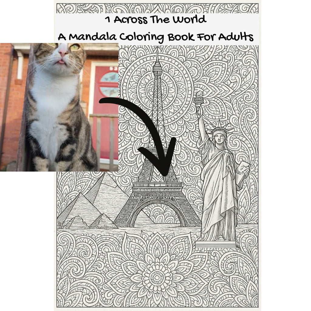1 Across The World: A Mandala Coloring Book For Adults