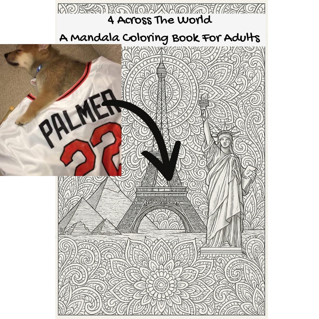 4 Across The World: A Mandala Coloring Book For Adults