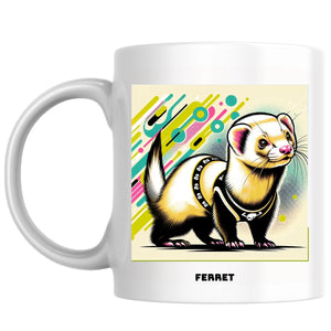 Ferret the Magnificent: Pop Art Coffee Mug
